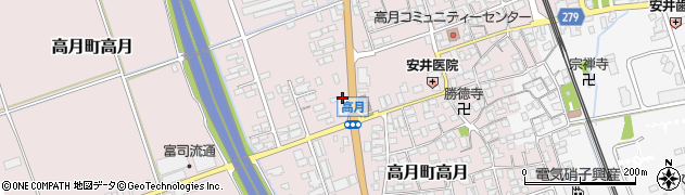 滋賀県長浜市高月町高月1182周辺の地図