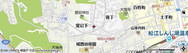 島根県松江市外中原町清光院下286周辺の地図