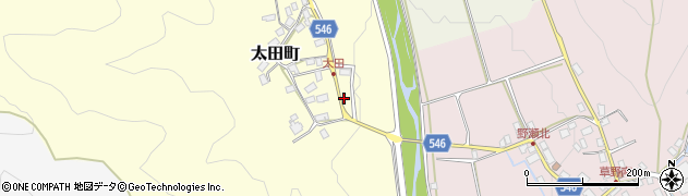 滋賀県長浜市太田町74周辺の地図