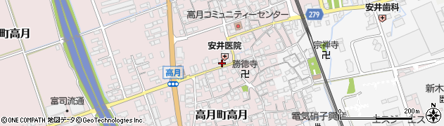滋賀県長浜市高月町高月200周辺の地図