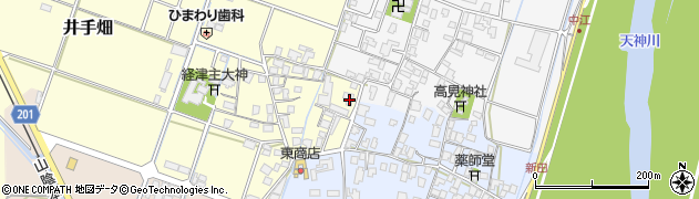 鳥取県倉吉市井手畑13周辺の地図