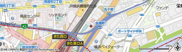 ビュップ（美ｕ・ｐ）横浜本店周辺の地図