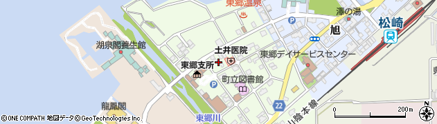 鳥取県東伯郡湯梨浜町龍島周辺の地図