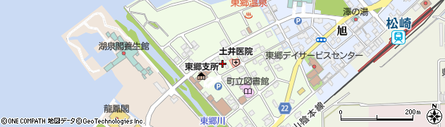 鳥取県湯梨浜町（東伯郡）龍島周辺の地図