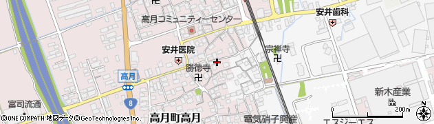 滋賀県長浜市高月町高月56周辺の地図