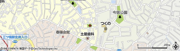 笹野台南公園周辺の地図