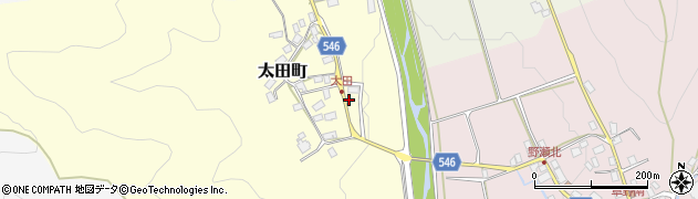 滋賀県長浜市太田町77周辺の地図