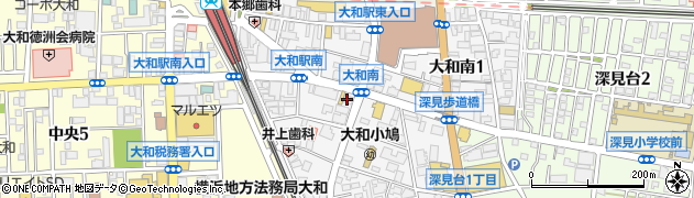 朝日土地建物株式会社大和店周辺の地図
