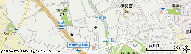 神奈川県厚木市及川481周辺の地図