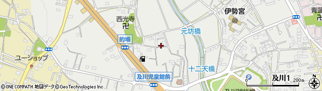 神奈川県厚木市及川516周辺の地図