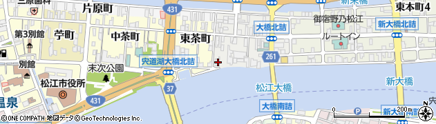 島根県松江市末次本町11周辺の地図