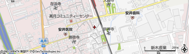 滋賀県長浜市高月町高月35周辺の地図