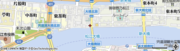 島根県松江市末次本町36周辺の地図