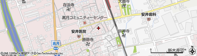 滋賀県長浜市高月町高月41周辺の地図