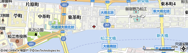 島根県松江市末次本町14周辺の地図