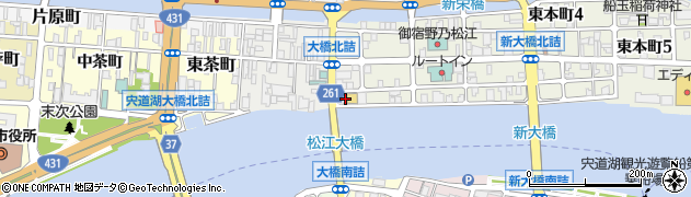 島根県松江市末次本町39周辺の地図