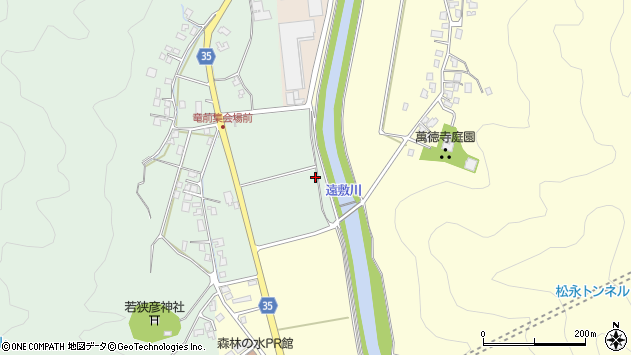 〒917-0243 福井県小浜市竜前の地図