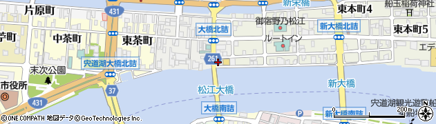 島根県松江市末次本町37周辺の地図