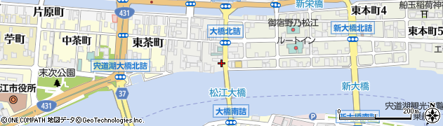 島根県松江市末次本町35周辺の地図