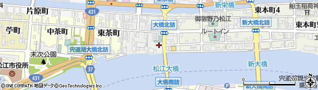 島根県松江市末次本町34周辺の地図