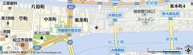 島根県松江市末次本町13周辺の地図