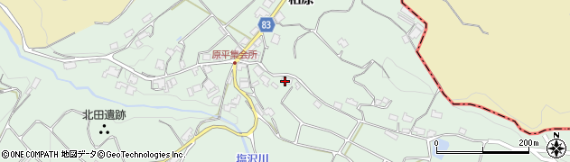 長野県飯田市上久堅（柏原）周辺の地図