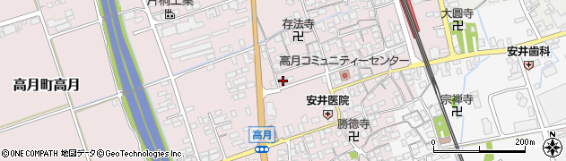 滋賀県長浜市高月町高月402周辺の地図