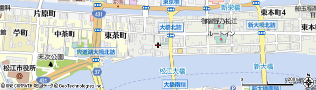 島根県松江市末次本町19周辺の地図