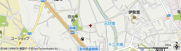 神奈川県厚木市及川515周辺の地図