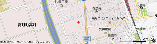 滋賀県長浜市高月町高月1169周辺の地図