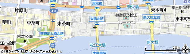 島根県松江市末次本町29周辺の地図