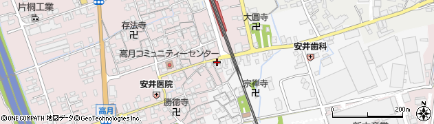 滋賀県長浜市高月町高月31周辺の地図