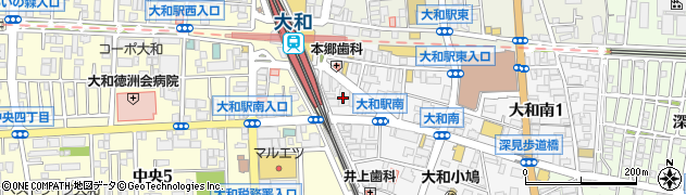 きらぼし銀行大和支店 ＡＴＭ周辺の地図