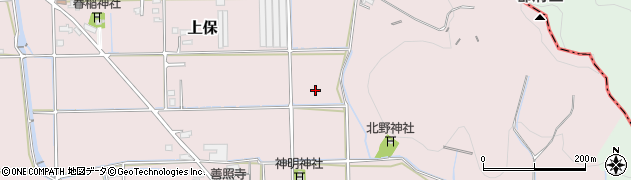 岐阜県本巣市上保周辺の地図