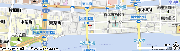 島根県松江市末次本町46周辺の地図