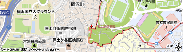 神奈川県横浜市保土ケ谷区岡沢町21-29周辺の地図