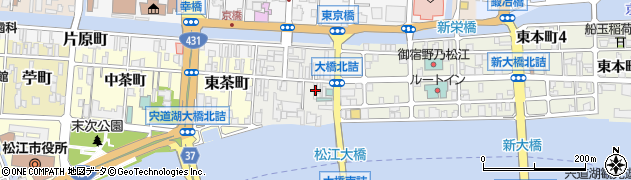 島根県松江市末次本町22周辺の地図