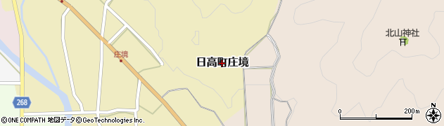 兵庫県豊岡市日高町庄境周辺の地図