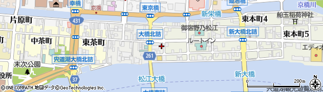 島根県松江市末次本町41周辺の地図