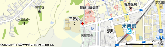 京都府舞鶴市桃山町13周辺の地図