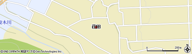 鳥取県大山町（西伯郡）荘田周辺の地図