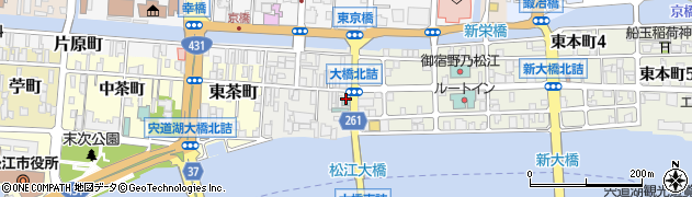 島根県松江市末次本町27周辺の地図