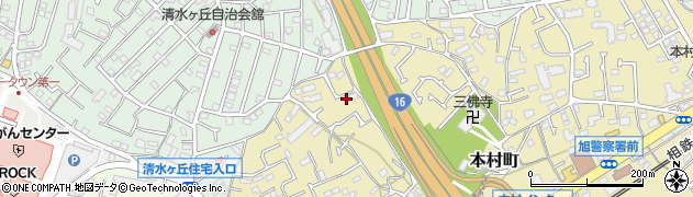 神奈川県横浜市旭区本村町80周辺の地図