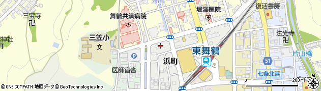 舞鶴動物医療センター周辺の地図