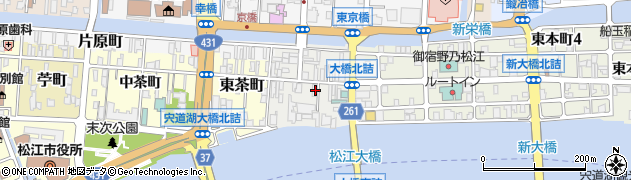 島根県松江市末次本町18周辺の地図