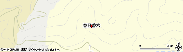 岐阜県揖斐川町（揖斐郡）春日香六周辺の地図