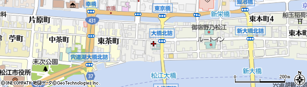 島根県松江市末次本町24周辺の地図