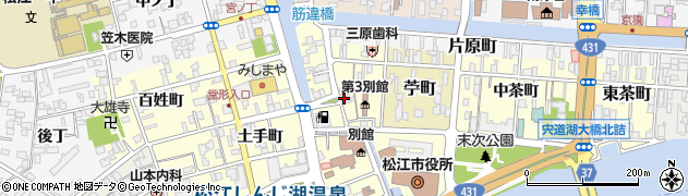 島根県松江市末次町20周辺の地図