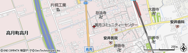滋賀県長浜市高月町高月405周辺の地図