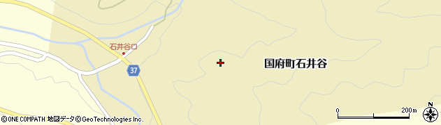 鳥取県鳥取市国府町石井谷周辺の地図